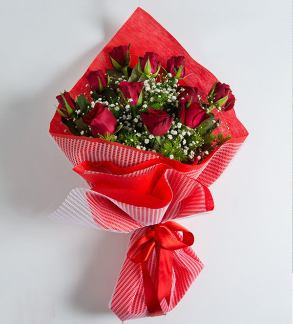 11'li Kırmızı Gül Buketi